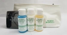 Mario Badescu Skin Care Set 4 piece Travel Kit Body Soap, Shower Gel Body Lotion