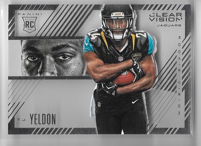 2015 Panini Clear Vision T.J. Yeldon Rookie Vision No. RV-11 