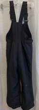 YOUTH BOYS COLUMBIA OMNI-SHIELD WINTER SKI SNOW BIBS BLACK SIZE SMALL VGC. OPNT