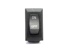 (2-PACK) Sigma ON/OFF Rocker Switch 20A 14V DC BLACK, for RV 12V, 2-Pin, SPST