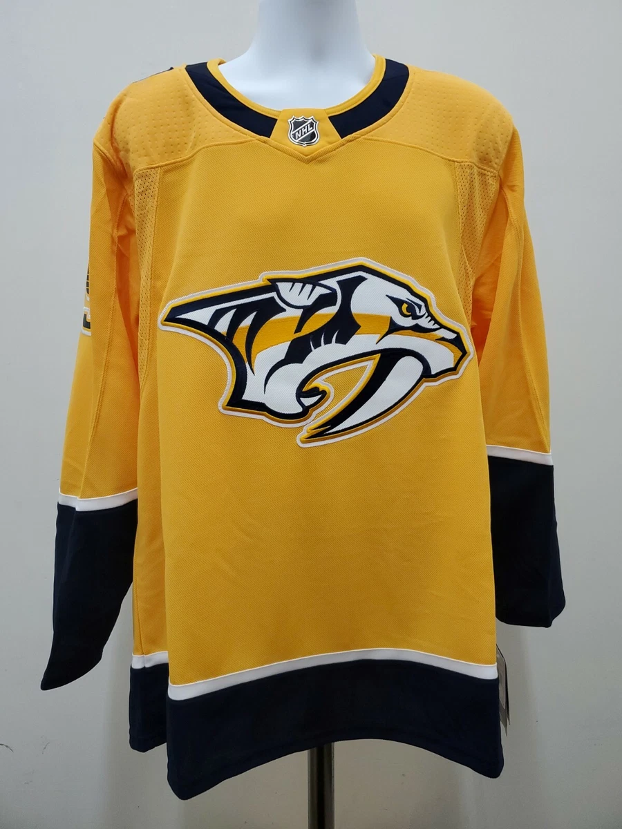 Men's adidas Filip Forsberg Gold Nashville Predators Authentic Player Jersey