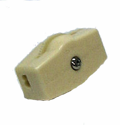 INLINE SWITCH FOR SPT-1 CORD: BROWN, WHITE, GOLD, SILVER, IVORY