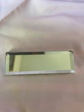Rectangle 7mm Clear Beveled Glass, 1 inch x 3 inch free ship