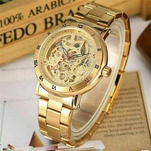 skeleton transparent watch