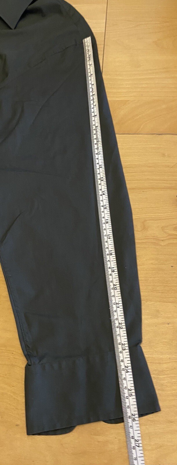 Mens Khaki Green Matalan Easycare Formal Shirt 17½" Collar Long Sleeves