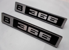 Emblem Custom Billet Front Fender 366 Chevy Chevrolet Gmc Truck 1967-1972 C 10