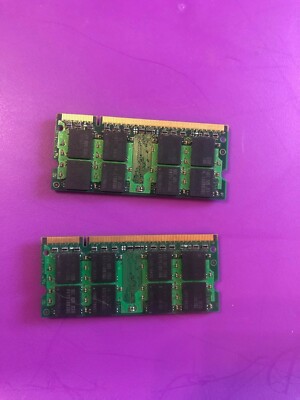 Lot of 2 - Samsung 1GB 2Rx8 PC2-5300S-555-12-E3 M470T2953EZ3