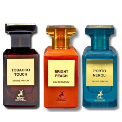 Maison Alhambra Amazing 3 Collection Porto Neroli,Bright Peach & Tobaco Touch**