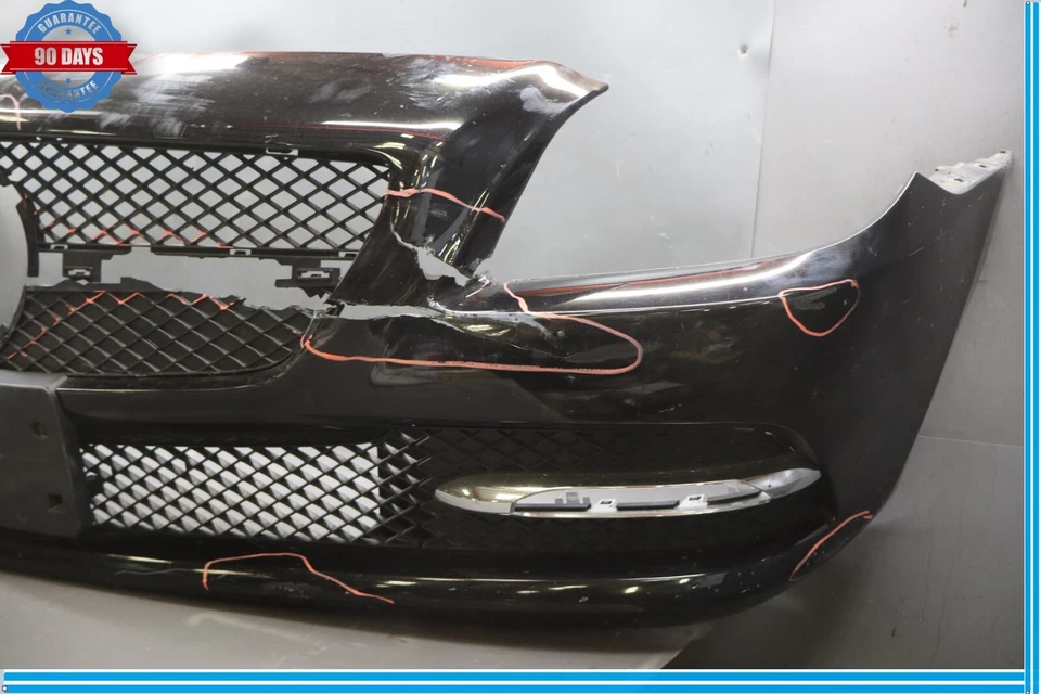 Conjunto de cubierta de parachoques delantero base negro fabricante original Mercedes R172 SLK250 SLK350 12-16 Foto 3 de 4