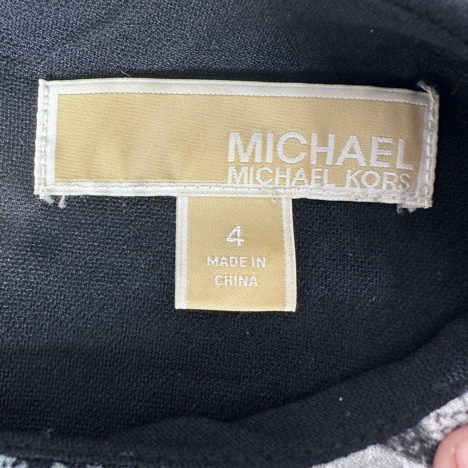 Michael Michael Kors Snake Skin Python Front Blac… - image 7