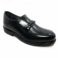 Executive Imperials  Black  Sz 9.5 D  Leather Loafers