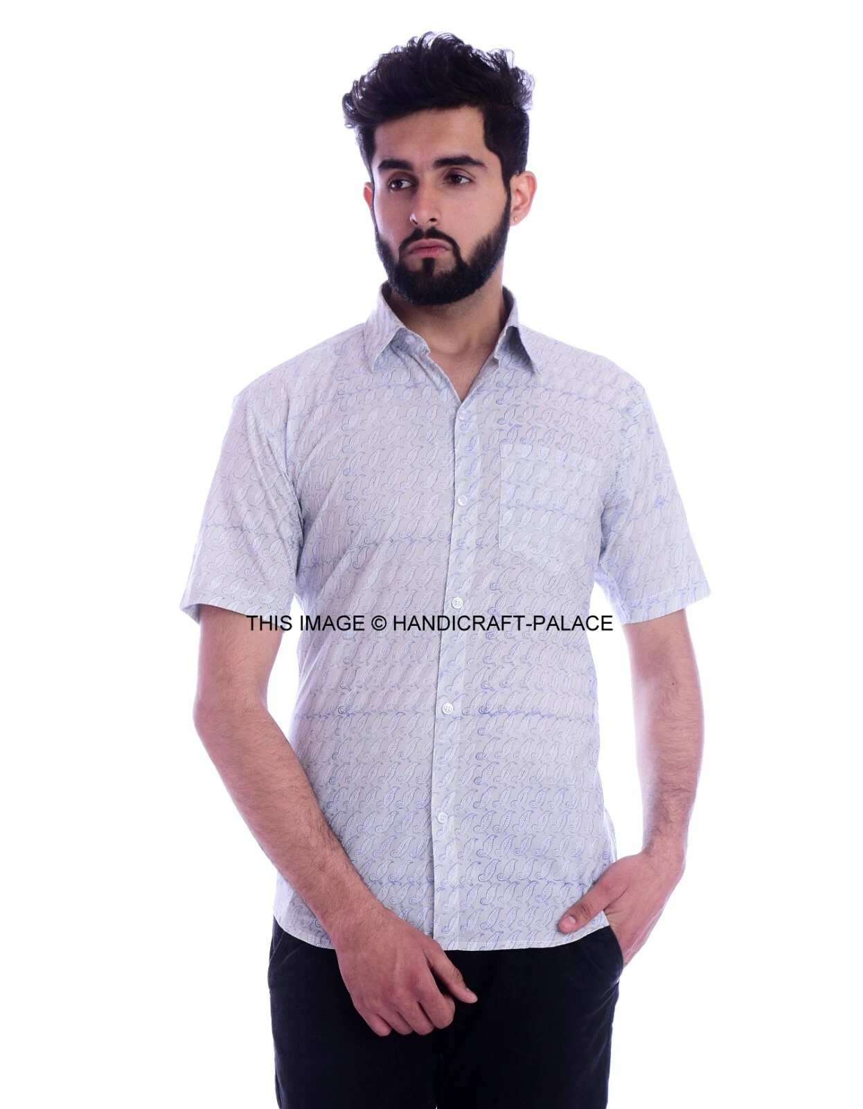 Mens Floral Shirt Summer Casual Short Sleeve T-Shirt Holiday Cotton Shirts Tops
Opens in a new windo