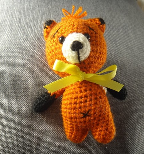 Juguetes de felpa de zorro hechos a mano de crochet para baby shower - Imagen 2 de 8