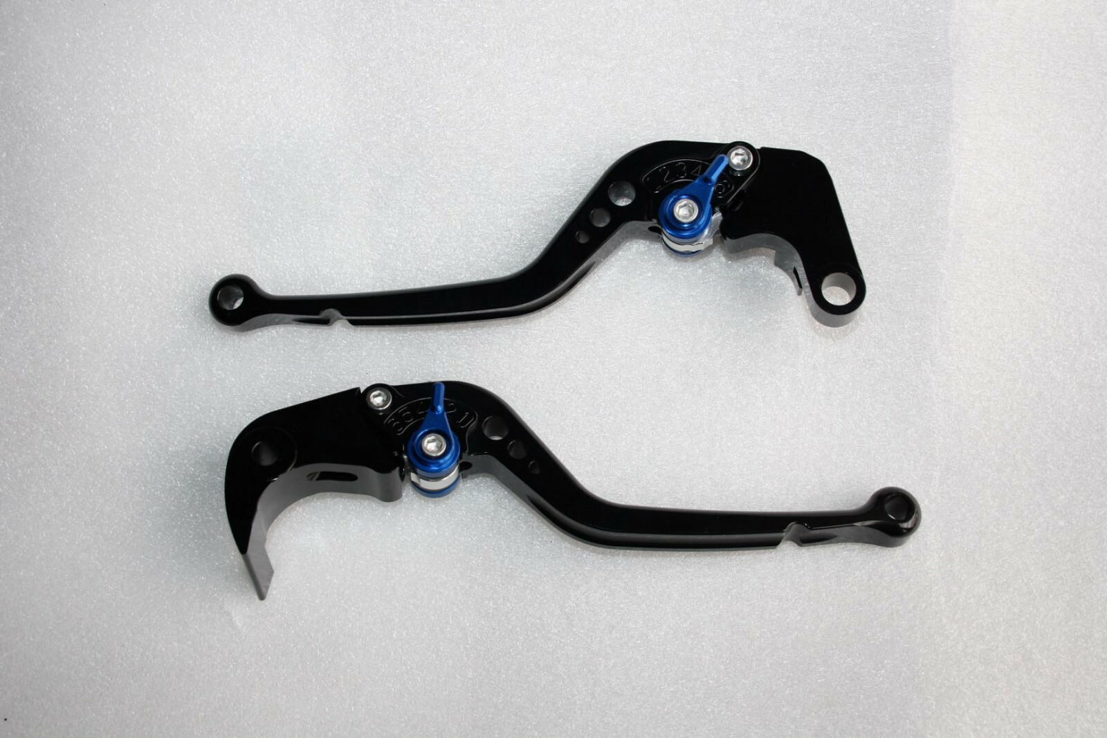 Levier de frein et embrayage moto Suzuki GSXR 1000 K5 K6 noir bleu kit racing ajustable