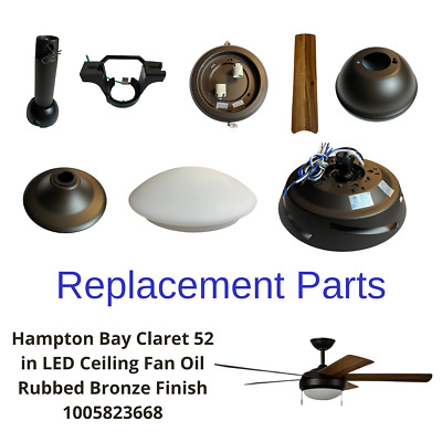 Hampton Bay Claret 52 in LED Indoor Ceiling Fan 1005823668 Hampton Bay Claret 52 in LED Indoor Ceiling Fan 1005823668