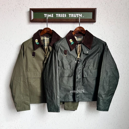 VETEMENTS Giacche uomo tela bavero cappotto corto casual bavero inglese impermeabile zip retrò