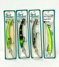 * THE REEF RUNNER * DEEP DIVER ' 800 SERIES ' MIXED LOT OF 4 '