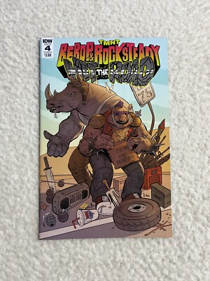 TMNT: Bebop & Rocksteady Destroy Everything #4 B IDW Comics 2016 NM