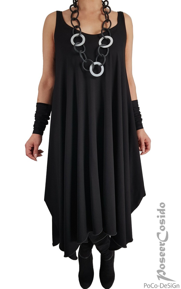 PoCo LAGENLOOK Top Shirt Ballon Kleid L XL XXL XXXL 44 46 48 52