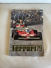 Ferrari 79 Arexons 1979 Yearbook in Italian, Auto Chic Magazine RARE ITEM Damage