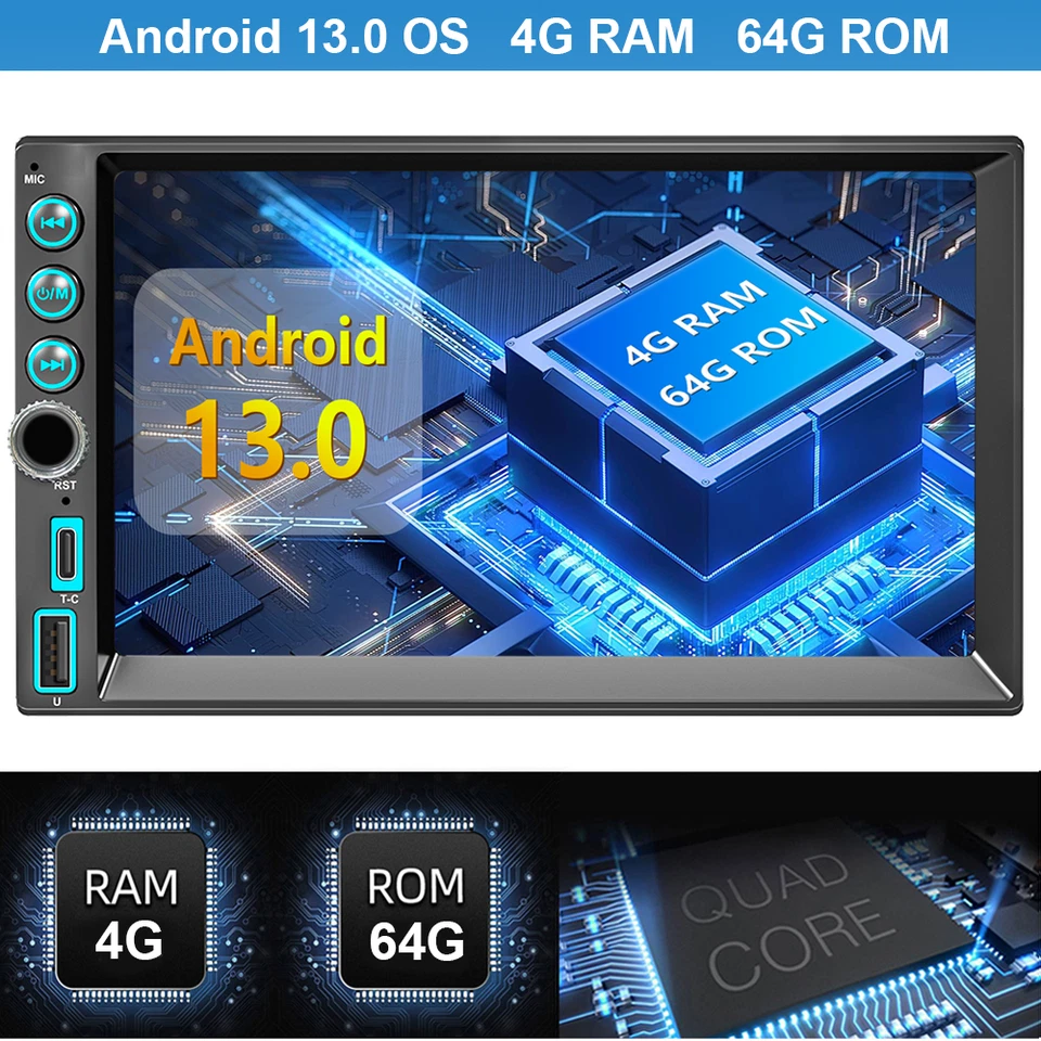 4+64G For Nissan NV1500 2500 3500 2012-2017 Android 13 Carplay Stereo Radio GPS - Image 4 of 4