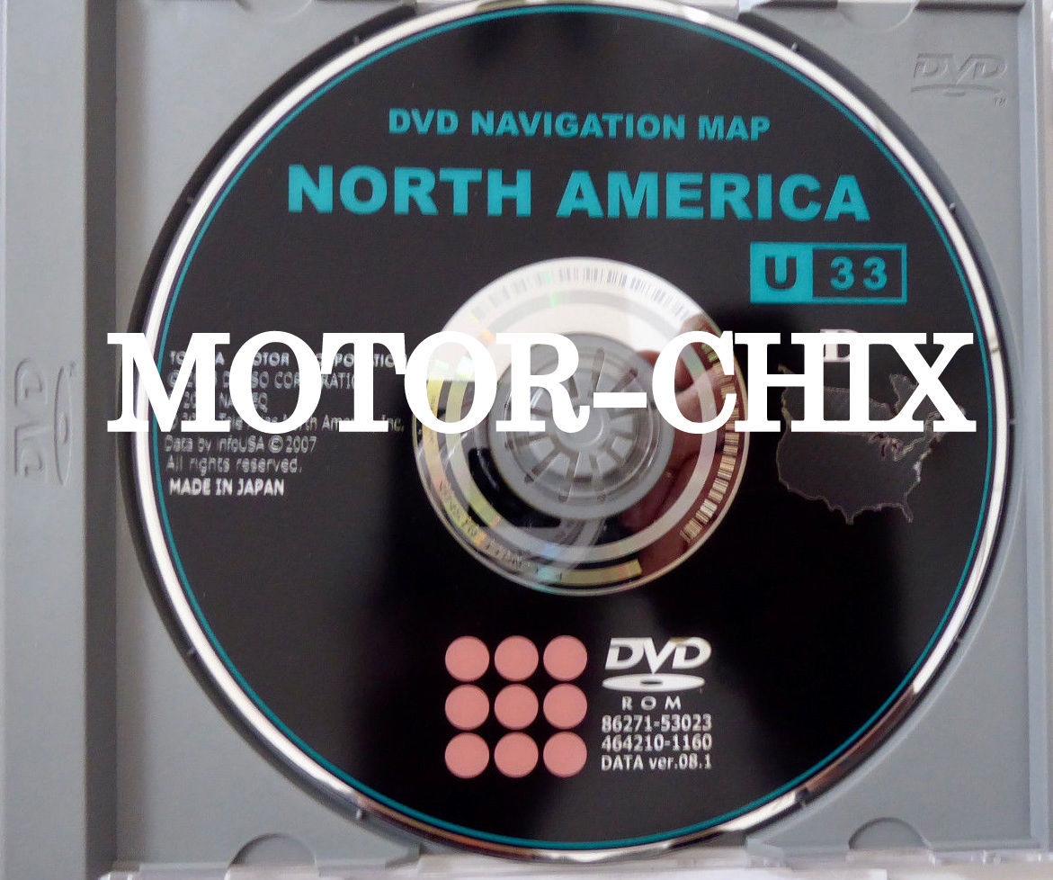 2008 2009 2010 Toyota Highlander & Hybrid Navigation DVD # U33