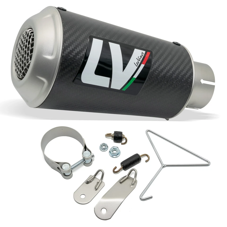15203CU Tuyau D'Échappement LEOVINCE LV-10 Carbone Yamaha FZ-10 1000 2016 2017