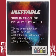 Sublimation Ink Refill 4 x 100ml for EcoTank Supertank Printers