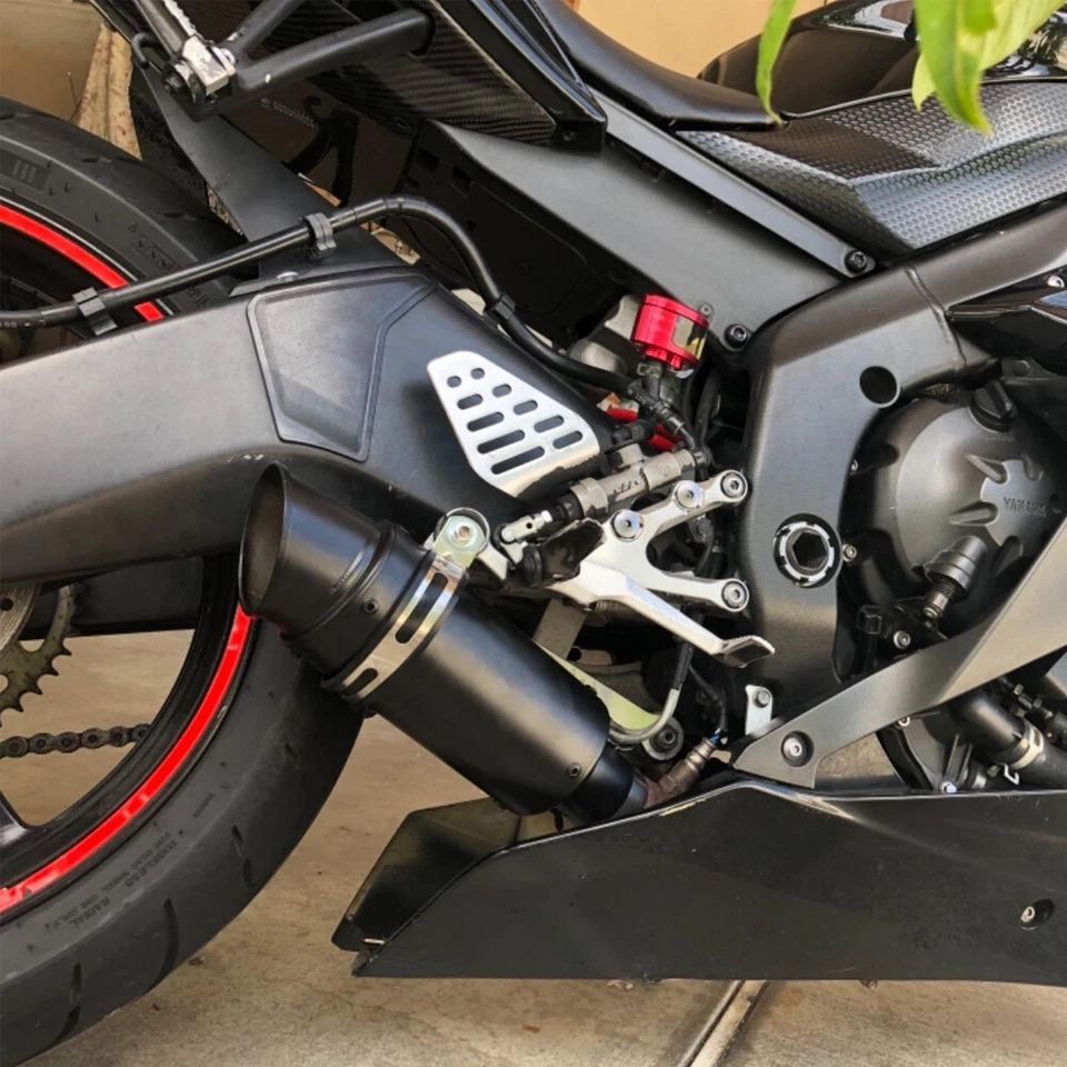 38-51 毫米摩托车排气消声器管适用于 R1 R6 GSXR600 750 ZX6R CBR500R FZ09 — 第 4/4 张图片