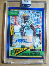 2018 Marquez Valdes-Scantling Honors Classics Blue Prizm Autograph RC 1/5 🔥🔥🔥
