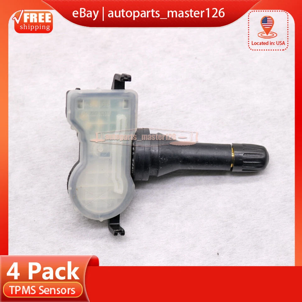 Sensor de monitoreo de presión de neumáticos 4 piezas para Nissan Versa 2016-2019 TPMS 40700-3AN0D Foto 3 de 4