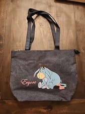 Large Disney Vintage Eeyore Denim Handbag Purse