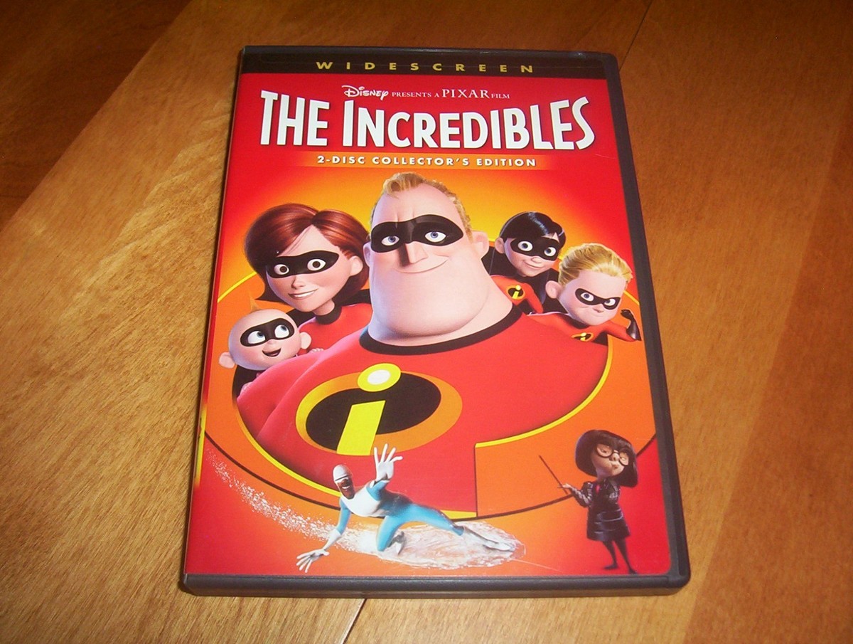 The Incredibles PIXAR Disney Classic Collectors Edition DVD