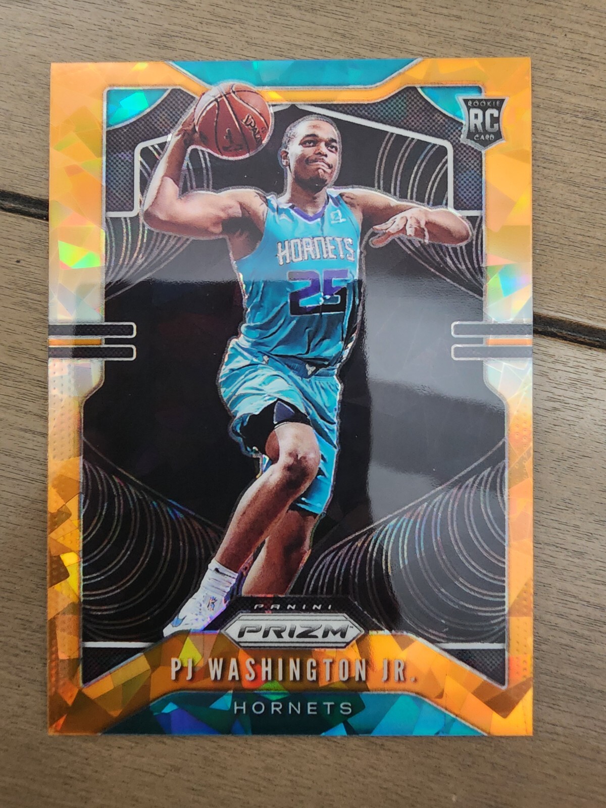 PJ Washington Jr 2019-20 Prizm Rookie RC #258 Orange Ice Prizm