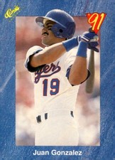1991 Classic I #T70 Juan Gonzalez