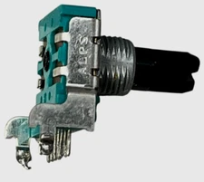 ALPS POTENTIOMETER 20K 2TK LINEAR TAPER 203B 427C Center Click