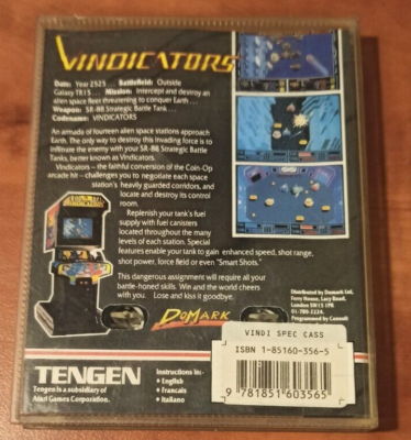 Sinclair Spectrum Game ZX Vintage VTG Tape Vindicators RARE