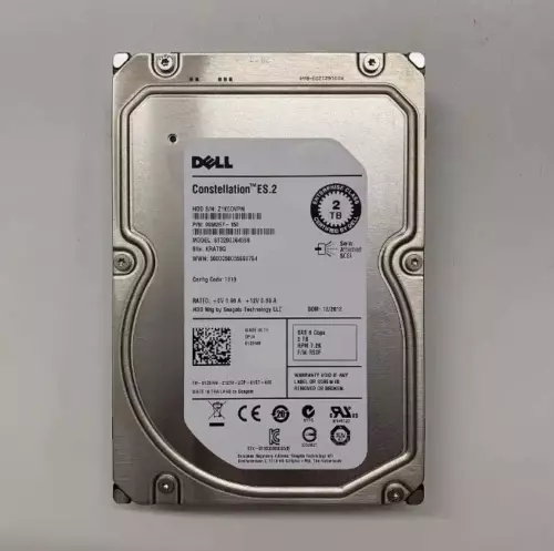 Dell 1D9NN 01D9NN ST32000645SS 2TB 7200RPM NL SAS 6GBPS 3.5" Hard Drive