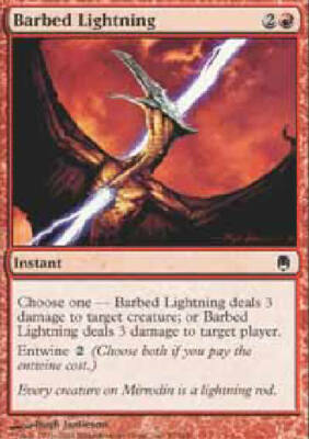 BARBED LIGHTNING Darksteel MTG Magic the Gathering Cards DJMagic