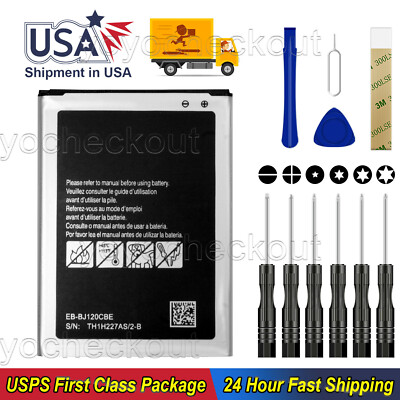 For Samsung Galaxy J1 2016 SM-J120F Battery EB-BJ120CBE EB-BJ120CBU Tool