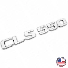 17+ Benz CLS 550 Emblem Trunk Lid Letter Nameplate Badge Decorate AMG OEM Chrome