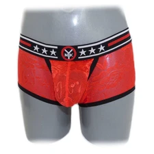 Men`s boxer shorts with fly (L)