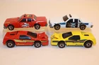 4 Vintage 1980's Hot Wheels Crack-Ups Cars SMASH HIT CRUISER / FIRE / POLICE