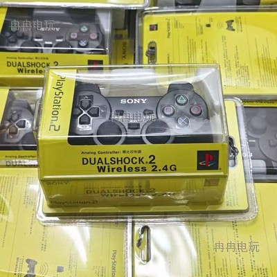 1PCS OEM-Wireless Controller for Playstation 2 PS2-Black NEU