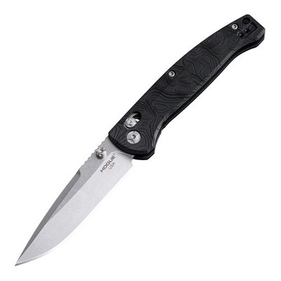 Hogue Mysto ABLE Lock Manual Folder Knife (Metal) Richlite 3.4'' Tumbled - 24457