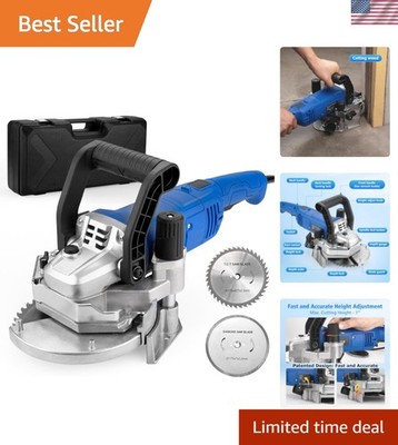 1800W Powerful Jamb Saw Kit with Alloy and Diamond Blades for Precision Cutting