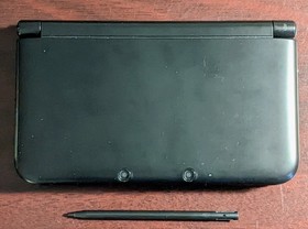 Nintendo 3DS XL Black SPR-001 W/ Charger~Stylus & Game Tested Works No Sd Card