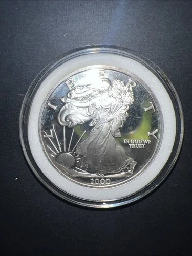 1oz 2000 Proof Liberty The Dawn Of A New Millennium .999 Fine Silver