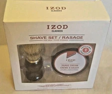 IZOD Classics Shave Set - Shave Brush and Shave Cream