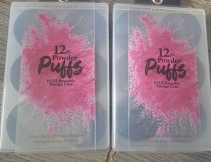 12 Pc Powder Puffs